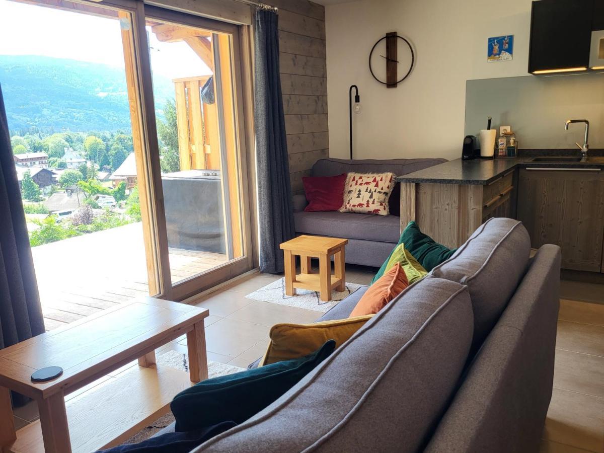 Plein Soleil Modern 3 Bedroom Apartment With Stunning Mountain Views Samoens Exterior photo